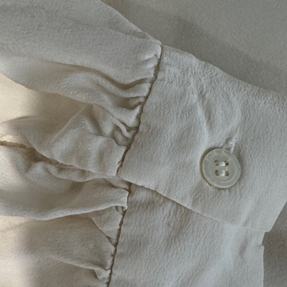 Sandro Ivory Blouse with Crochet Detail - Picture 5 of 10